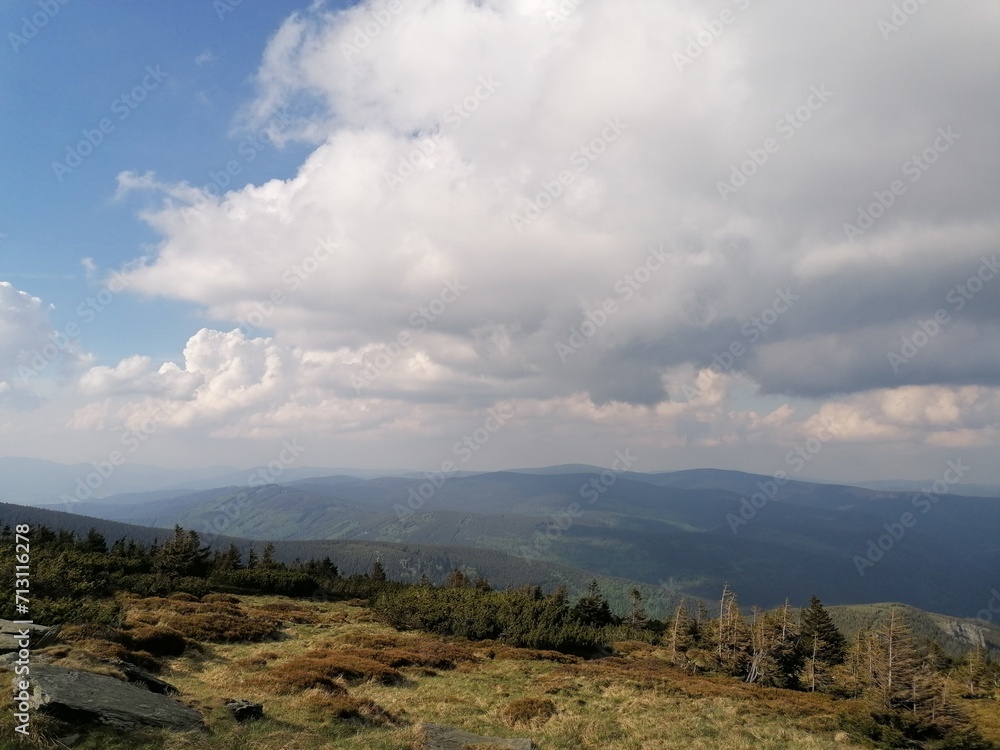 landscape with clouds