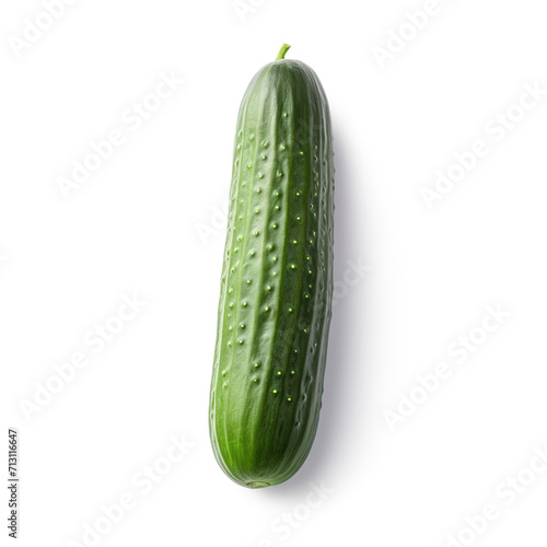 cucumber isolated on white background