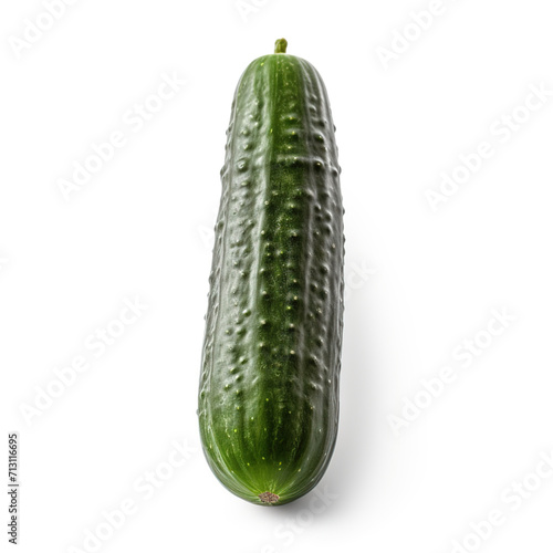 cucumber isolated on white background