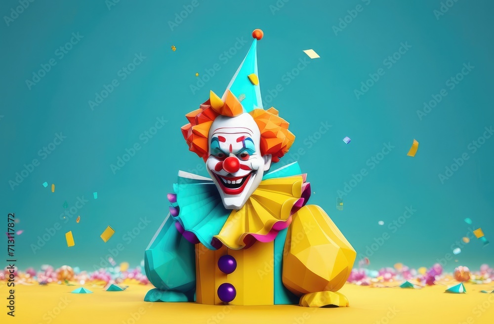 Fototapeta premium clown with nose