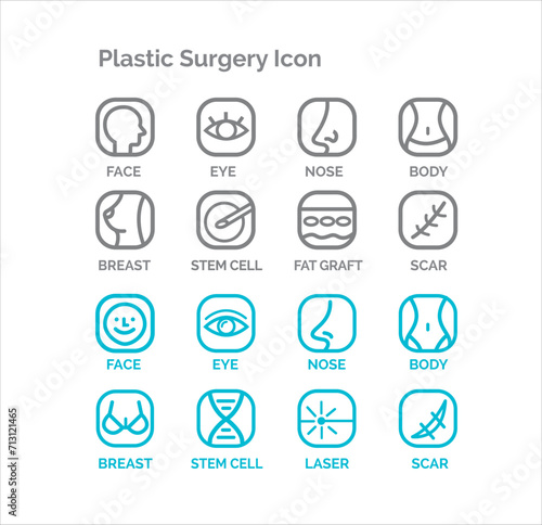 plastic surgery icon
