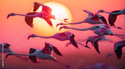 birds flying in the sky