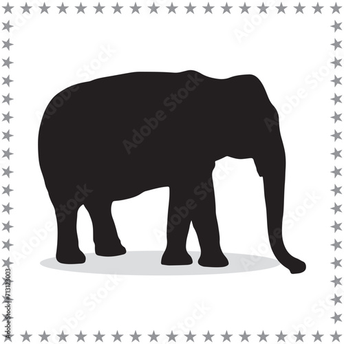 Elephant Silhouette  cute Elephant Vector Silhouette  Cute Elephant cartoon Silhouette  Elephant vector Silhouette  Elephant icon Silhouette  Elephant vector                         