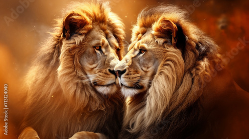 close up of a lion © Ahmad