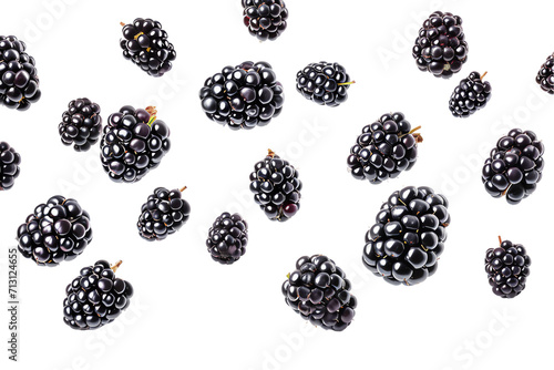 pattern with black berries