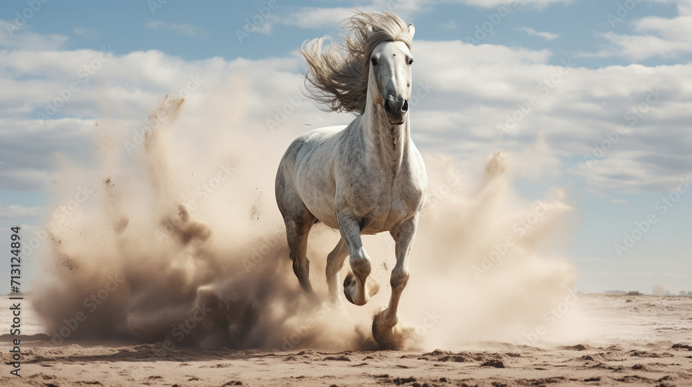 Obraz premium horse in the field