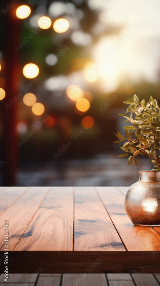 Wooden table bokeh city view background, empty wood desk tabletop counter surface product display mockup with blurry cityscape lights abstract backdrop presentation. Mock up, copy space. Wooden table bokeh city view background, empty wood desk tabletop counter surface product display mockup with blurry cityscape lights abstract backdrop presentation. Mock up, copy space.