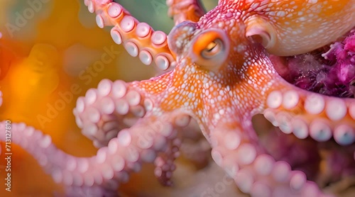 close up of octopus photo