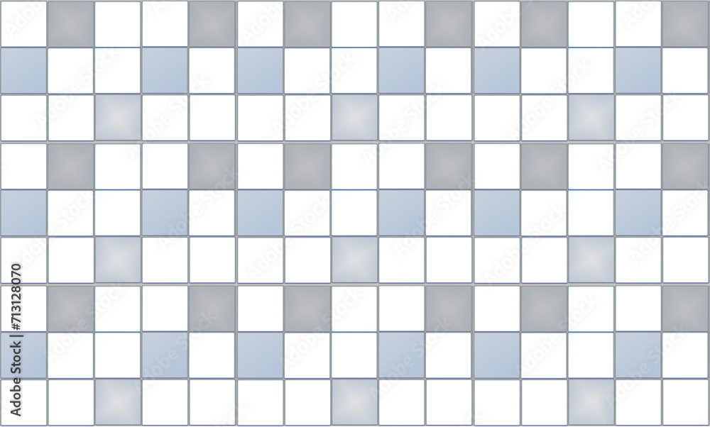 Fototapeta premium Mosaic background. Squares. Gray-blue tones. For printing, textiles, web.