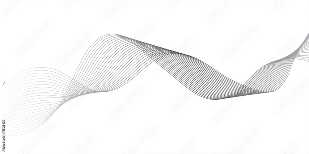 Abstract grey, white smooth element swoosh speed wave modern stream background. Wave with lines created using blend tool. Abstract frequency sound wave lines and twisted curve lines background. Abstract grey, white smooth element swoosh speed wave modern stream background. Wave with lines created using blend tool. Abstract frequency sound wave lines and twisted curve lines background.