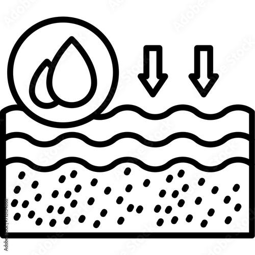 Sea Water Icon