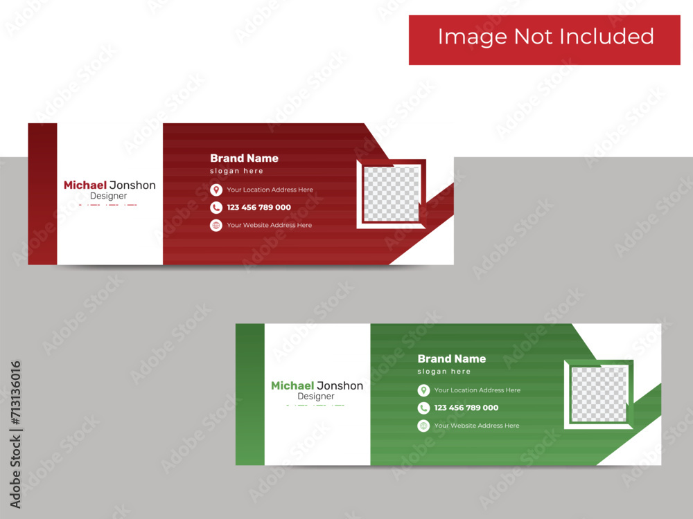 Fototapeta premium Top-notch Email Signature Creation