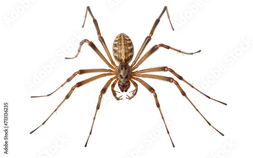 Stealthy Cellar Spider on Transparent background