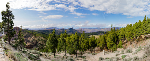 View from Pico de las Nieves on Canary Island