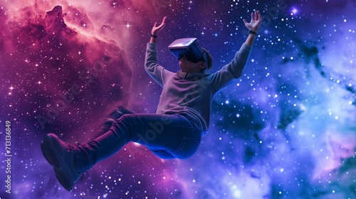 Cosmic Joyride in Virtual Reality Space