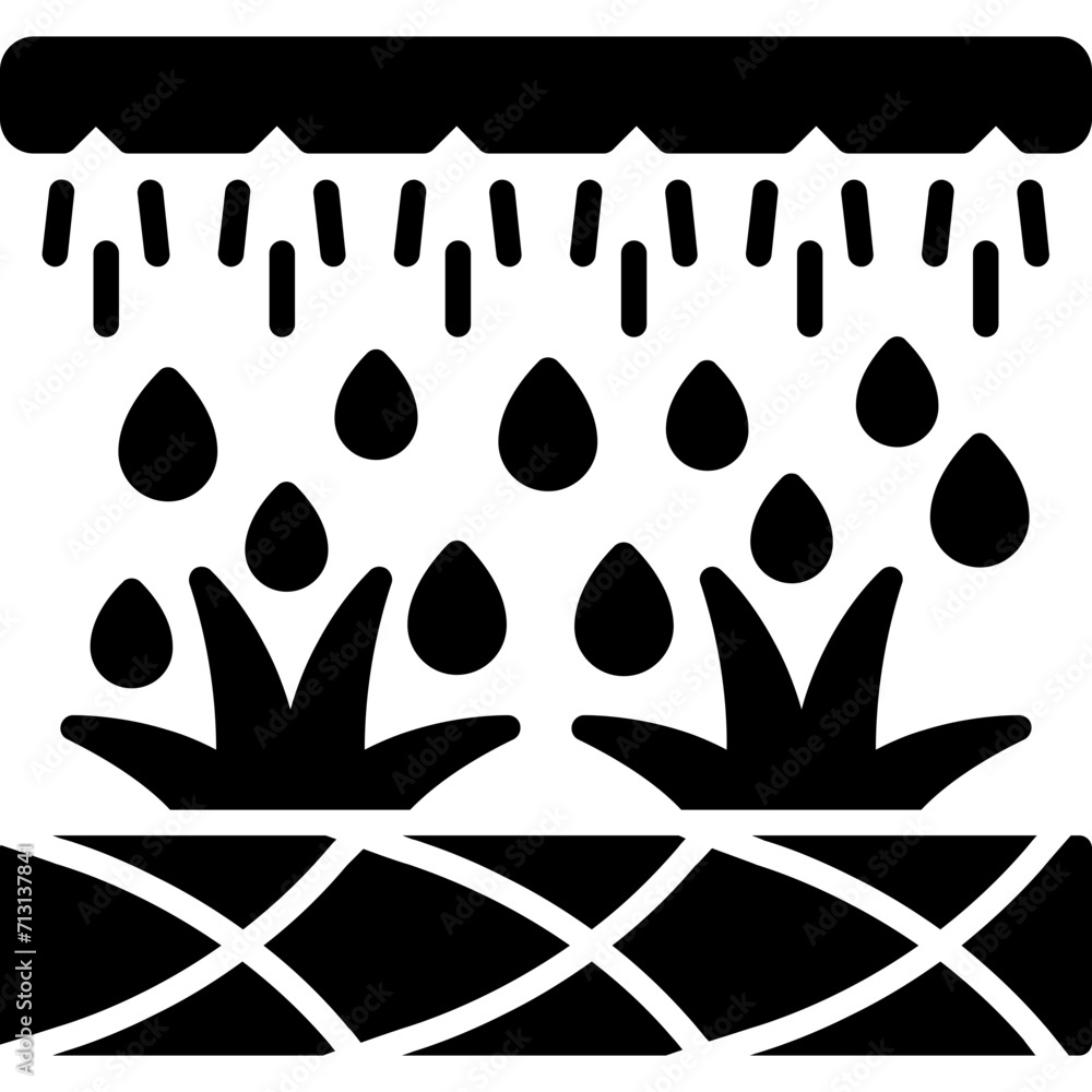 Obraz na plátně Irrigation Icon