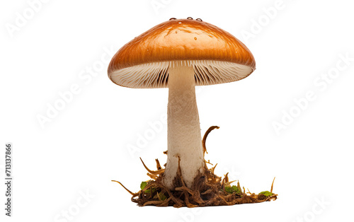 Rich Cremini Mushroom on Transparent background