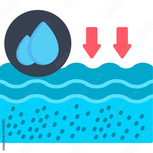 Sea Water Icon