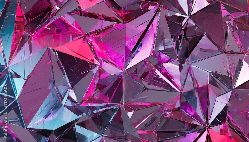 Three-dimensional metal polygonal background geometric material Three-dimensional metal polygonal background geometric material
