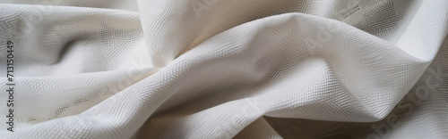 Elegant white fabric texture 