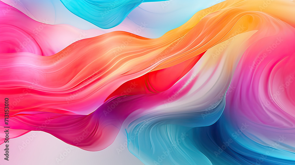Pops of Color abstract background theme, with color contrasts and gradients for impact Ai Generative