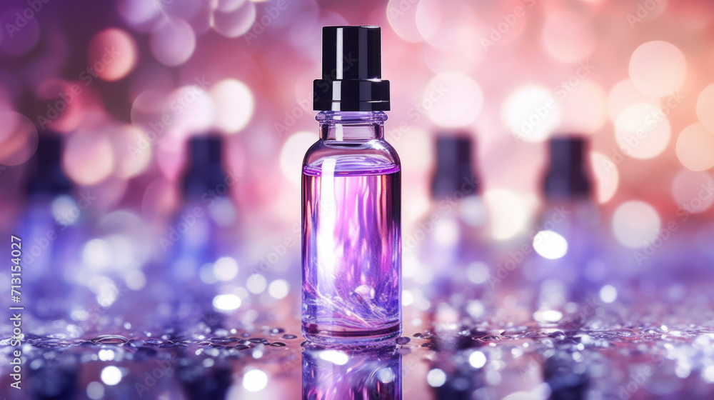 Luxury perfume, cosmetic premium glass bottle. Luxury perfume, cosmetic premium glass bottle.