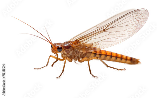 Fleeting Mayfly Moments on Transparent Background