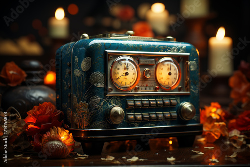 A retro style radio