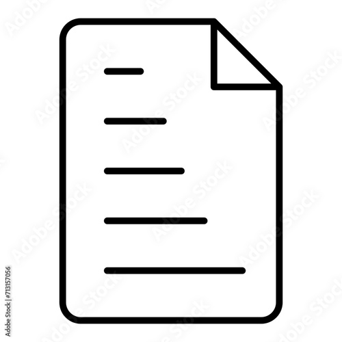 document line icon