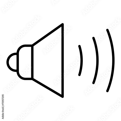 speaker line icon