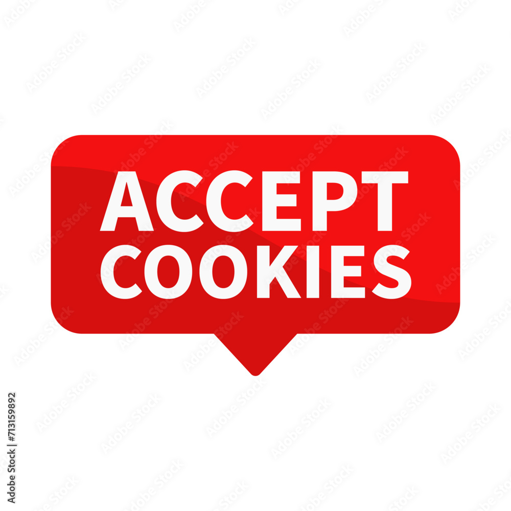 Accept Cookies Red Rectangle Shape For Sign Information Website Security
Accept Cookies Red Rectangle Shape For Sign Information Website Security