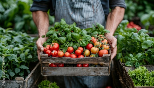  organic farm-to-table experience, highlighting the journey from farm to plate, sustainability practices, and the freshness of locally sourced produce, AI