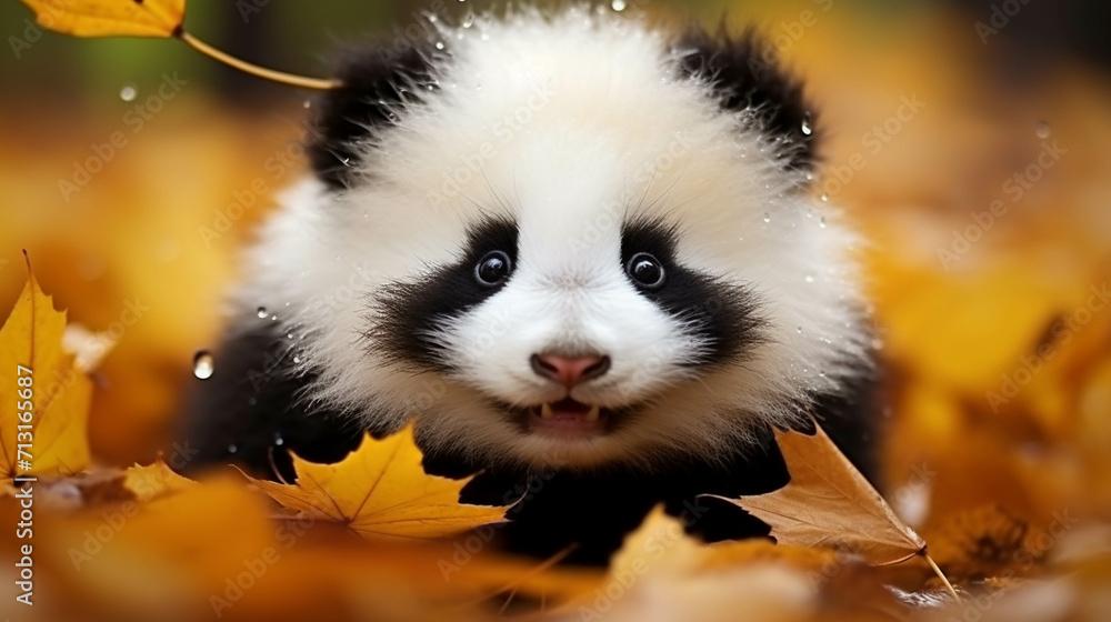 panda high definition photographic creative image