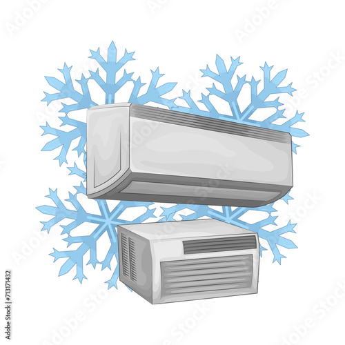 Illustration of air conditioner