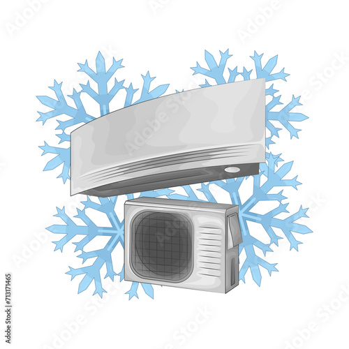 Illustration of air conditioner