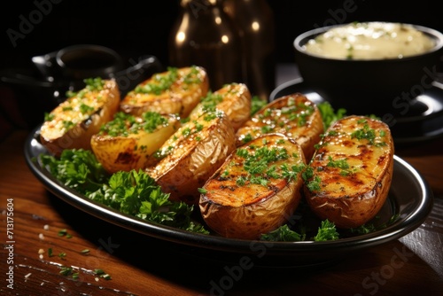 Enjoy the satisfying taste and goodness of freshly baked potatoes! 