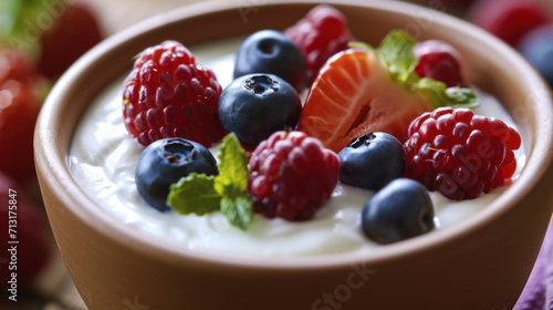 Greek Yogurt with Fruit