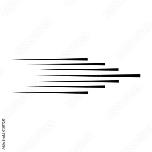 Speed lines  stripes vector icon