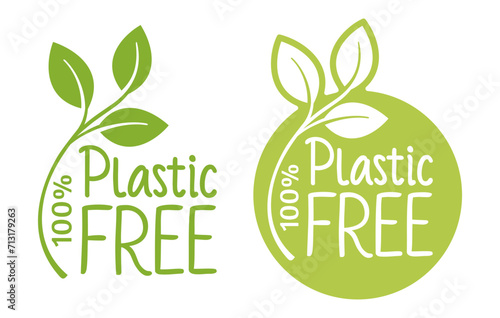 Plastic free calligraphic calligraphic sticker 
