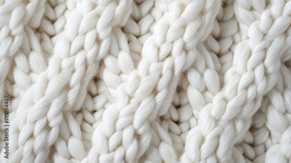 macro shot of a white knitted cosy sweater texture macro shot of a white knitted cosy sweater texture