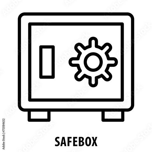 Safebox, icon, Safebox, Safe, Vault, Security Box, Lockbox, Deposit Box, Strongbox, Secure Case, Protection Box, Locked Chest