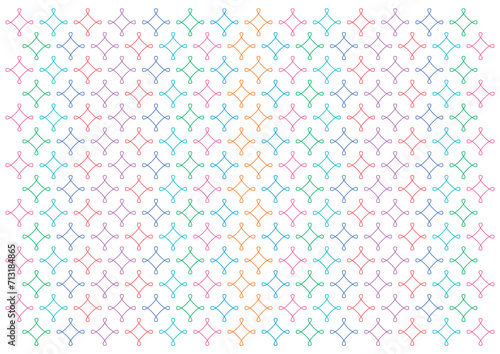 colorful geometric pattern. Pattern for textile, book, fabric, knitwear. ornament background