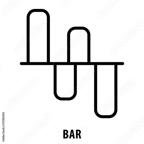 Bar, icon, Bar, Rod, Stick, Block, Shaft, Piece, Slab, Bat, Beam, Length