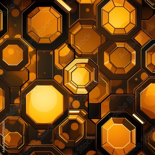 Amber aperiodic geometric seamless patterns for hydraulic tile