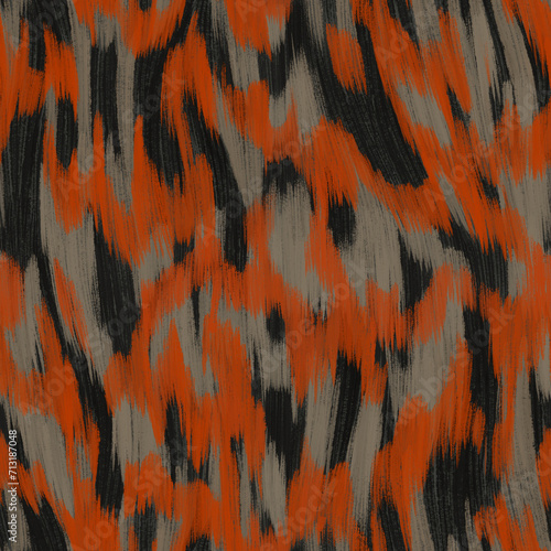 abstract seamless texture pattern of wild cat animal