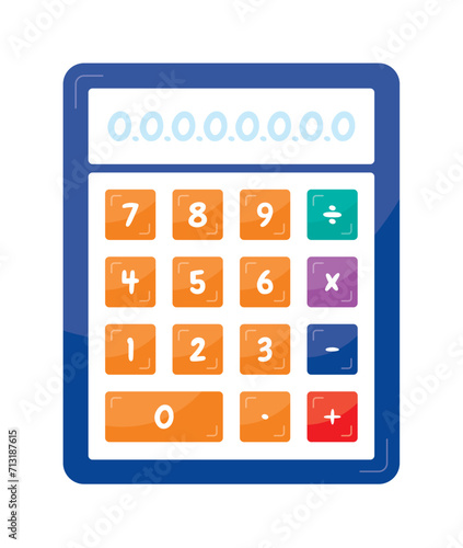 colorful calculator design