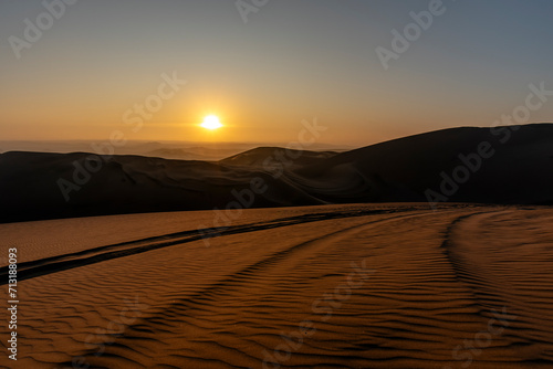 2023 8 13 Peru sunset in the desert 1