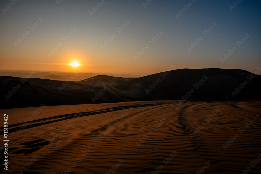 2023 8 13 Peru sunset in the desert 2