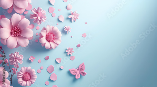 Mothers day / spring / valentines day background with copy space for text © robert