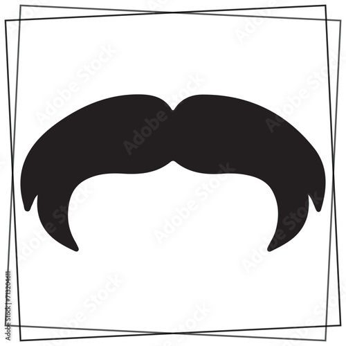 Moustache Silhouette, cute Moustache Vector Silhouette, Cute Moustache cartoon Silhouette, Moustache vector Silhouette, Moustache icon Silhouette, Moustache vector 